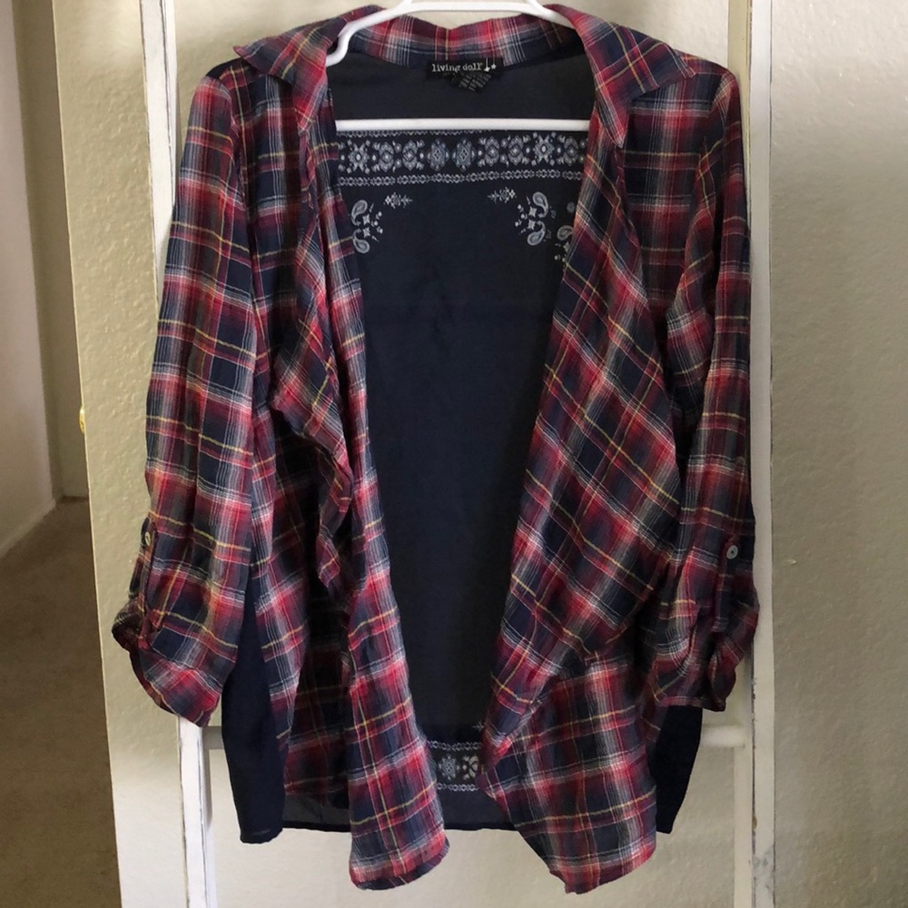 Living Doll Long Sleeve Cover Up